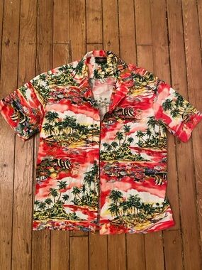 Made in Hawaii Hawaiian Camp Shirt all cotton